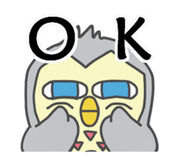 cool owl sticker #13173084