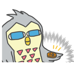 cool owl sticker #13173094