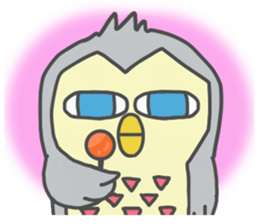 cool owl sticker #13173096