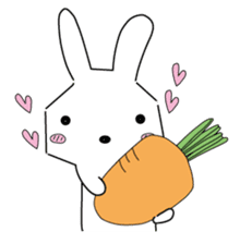 A rabbit is in love 2-2 sticker #13173279