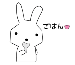 A rabbit is in love 2-2 sticker #13173282
