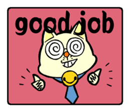 like the cat -office life- sticker #13173498