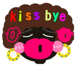 Pan 'sister (dark meat bottom Girl) sticker #13174307