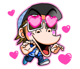 The festival guy and his companions sticker #13174814