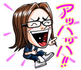 The festival guy and his companions sticker #13174818