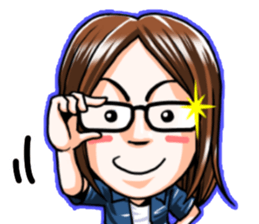 The festival guy and his companions sticker #13174819