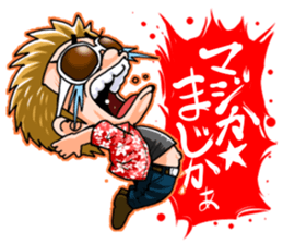 The festival guy and his companions sticker #13174829