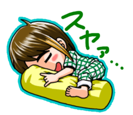 The festival guy and his companions sticker #13174843