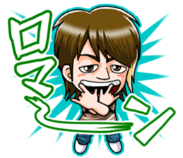 The festival guy and his companions sticker #13174844