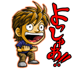 The festival guy and his companions sticker #13174851