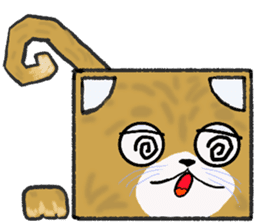 DANBO-NEKO (Boxy Cat) Sticker sticker #13174864