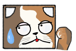 DANBO-NEKO (Boxy Cat) Sticker sticker #13174869