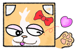 DANBO-NEKO (Boxy Cat) Sticker sticker #13174891