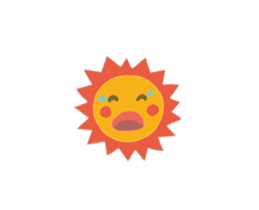 smiling sun sticker #13174896