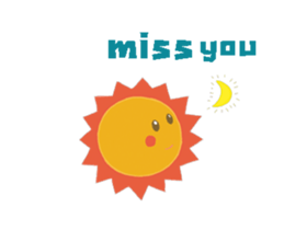 smiling sun sticker #13174902