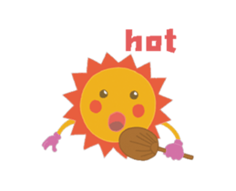 smiling sun sticker #13174903