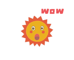 smiling sun sticker #13174905