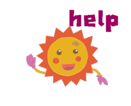 smiling sun sticker #13174917