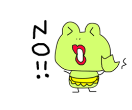 Cute mother of frog sticker #13175011