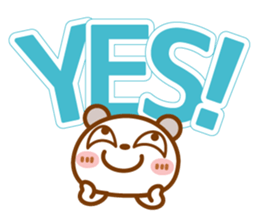 Spotted bear[Use another message] sticker #13175355