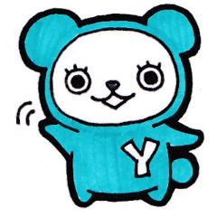 Sticker for the initial Y