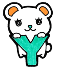 Sticker for the initial Y sticker #13175954