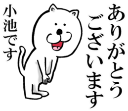 The sticker which Koike use sticker #13176749