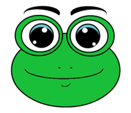 Frog Face : Muka Kodok sticker #13177268