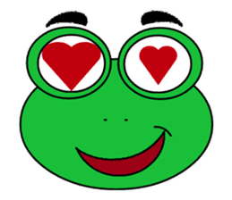 Frog Face : Muka Kodok sticker #13177301
