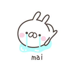 MAI's basic pack,cute rabbit sticker #13177779