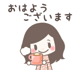 Yurufuwa girly stickers autumn sticker #13177799