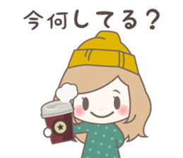 Yurufuwa girly stickers autumn sticker #13177818