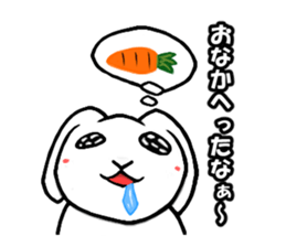 White rabbit Mimi sticker #13178138