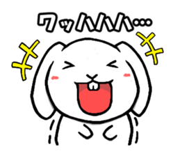 White rabbit Mimi sticker #13178141
