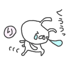 Ri cute rabbit stickers! sticker #13178441