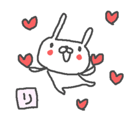 Ri cute rabbit stickers! sticker #13178459