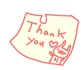 Ri cute rabbit stickers! sticker #13178466