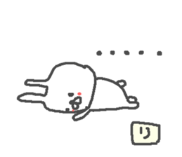 Ri cute rabbit stickers! sticker #13178475