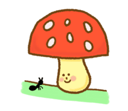 kinoko dukusi (mushrooms) sticker #13178984