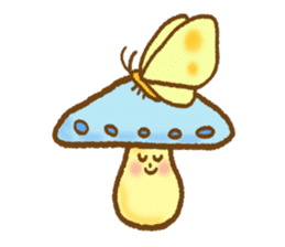 kinoko dukusi (mushrooms) sticker #13178986