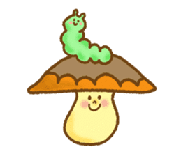 kinoko dukusi (mushrooms) sticker #13178987