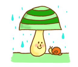 kinoko dukusi (mushrooms) sticker #13178988