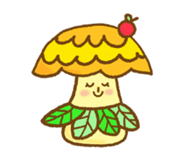 kinoko dukusi (mushrooms) sticker #13178989