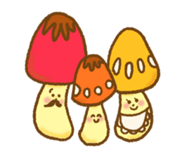 kinoko dukusi (mushrooms) sticker #13178994