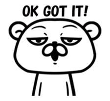 Grumpy Shirokuma sticker #13179990