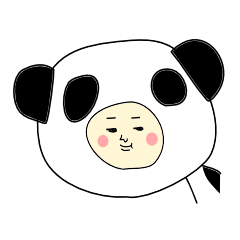 man in animal suit 5 -Panda- easy to use