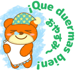 Teddy Dennis is made of felt. sticker #13180457