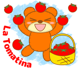 Teddy Dennis is made of felt. sticker #13180469