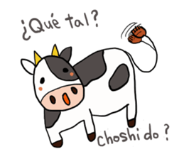 Here in Spain? sticker #13180610