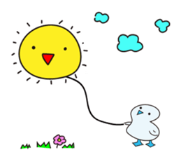 Blue-footed bird something wrong ? sticker #13180982